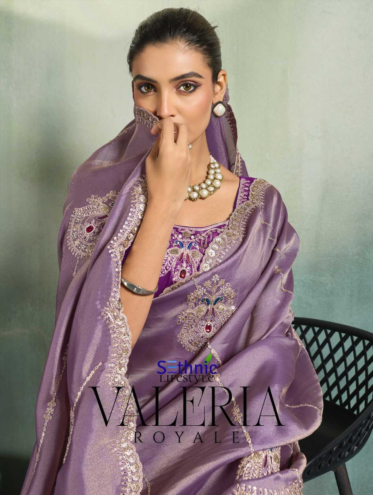 Fancy Hand Work Saree