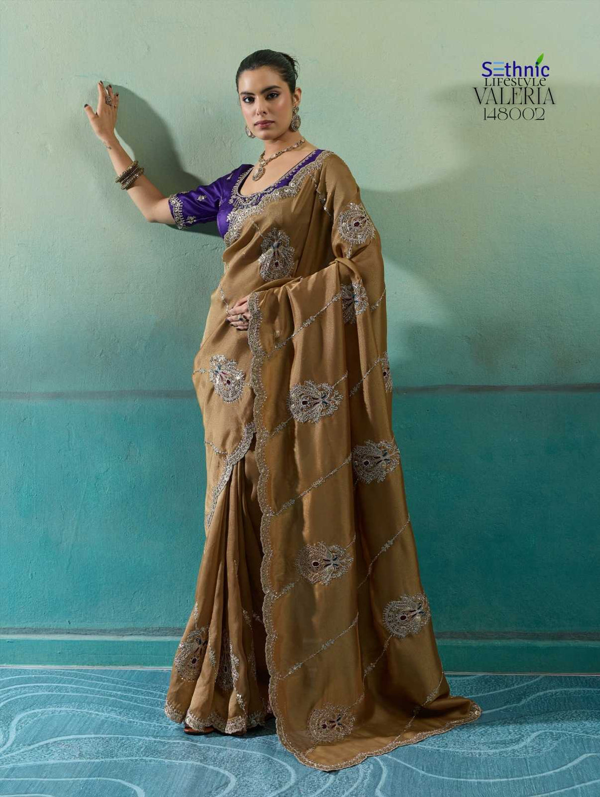 Fancy Hand Work Saree