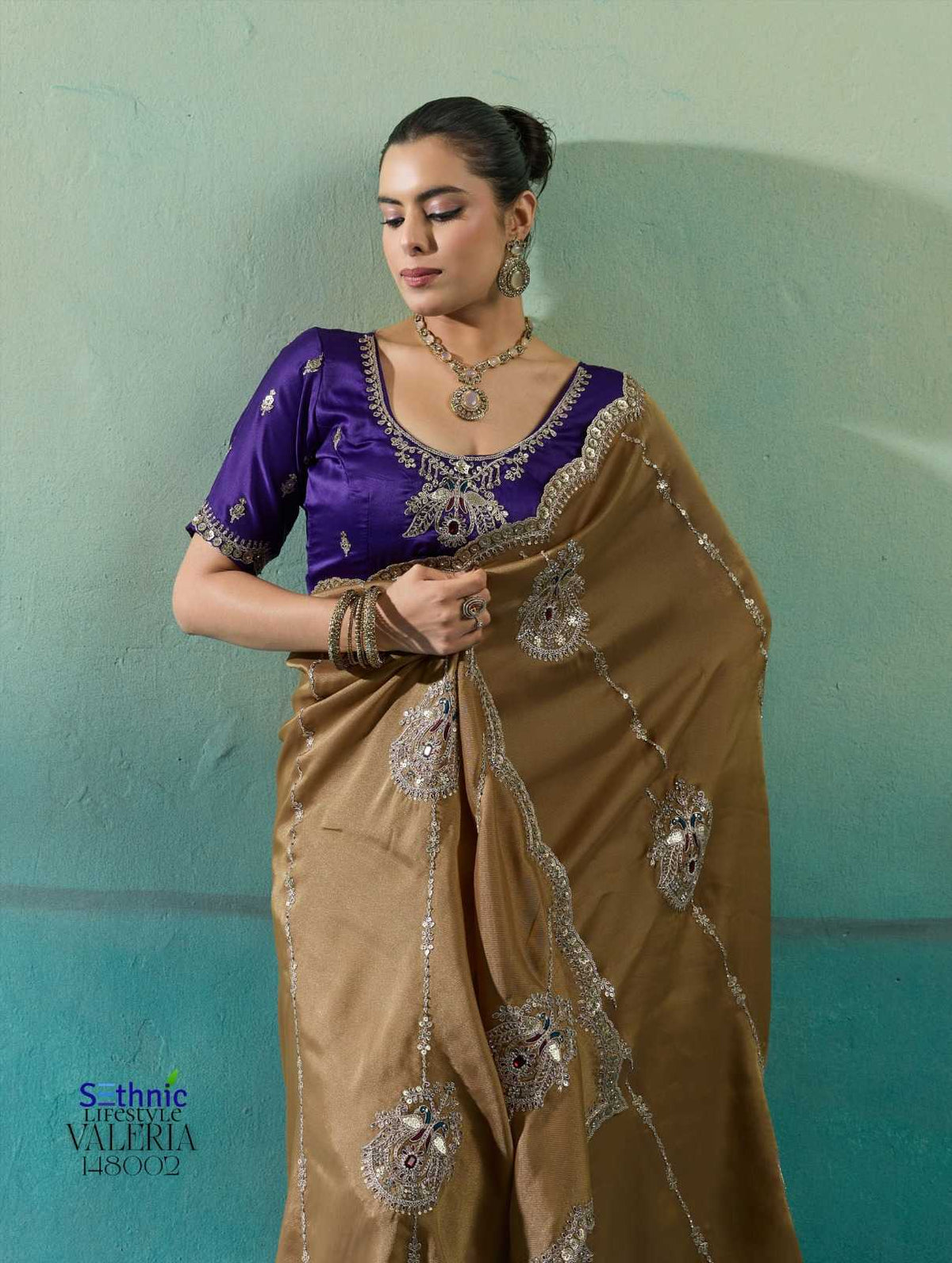 Fancy Hand Work Saree