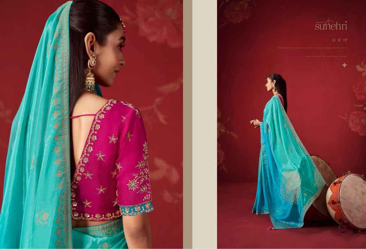 Crepe Silk Soft Saree in Yellow