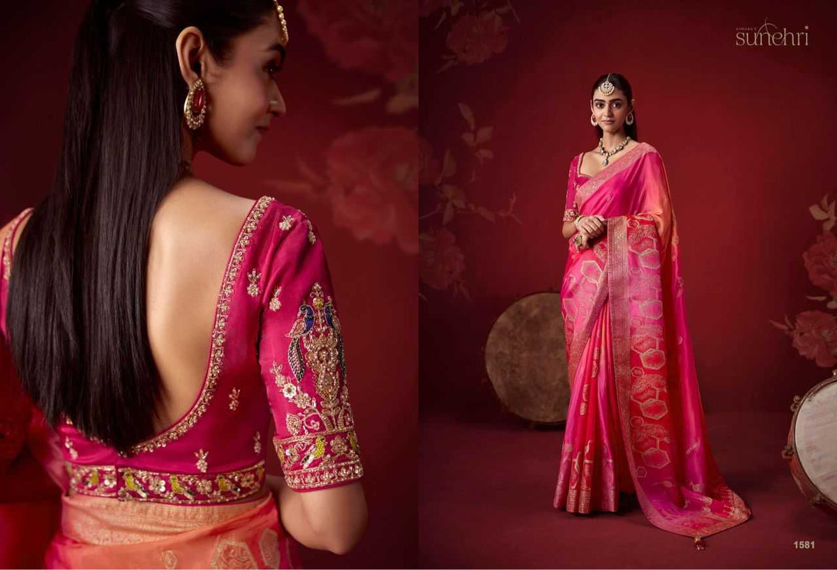 Crepe Silk Soft Saree in Yellow