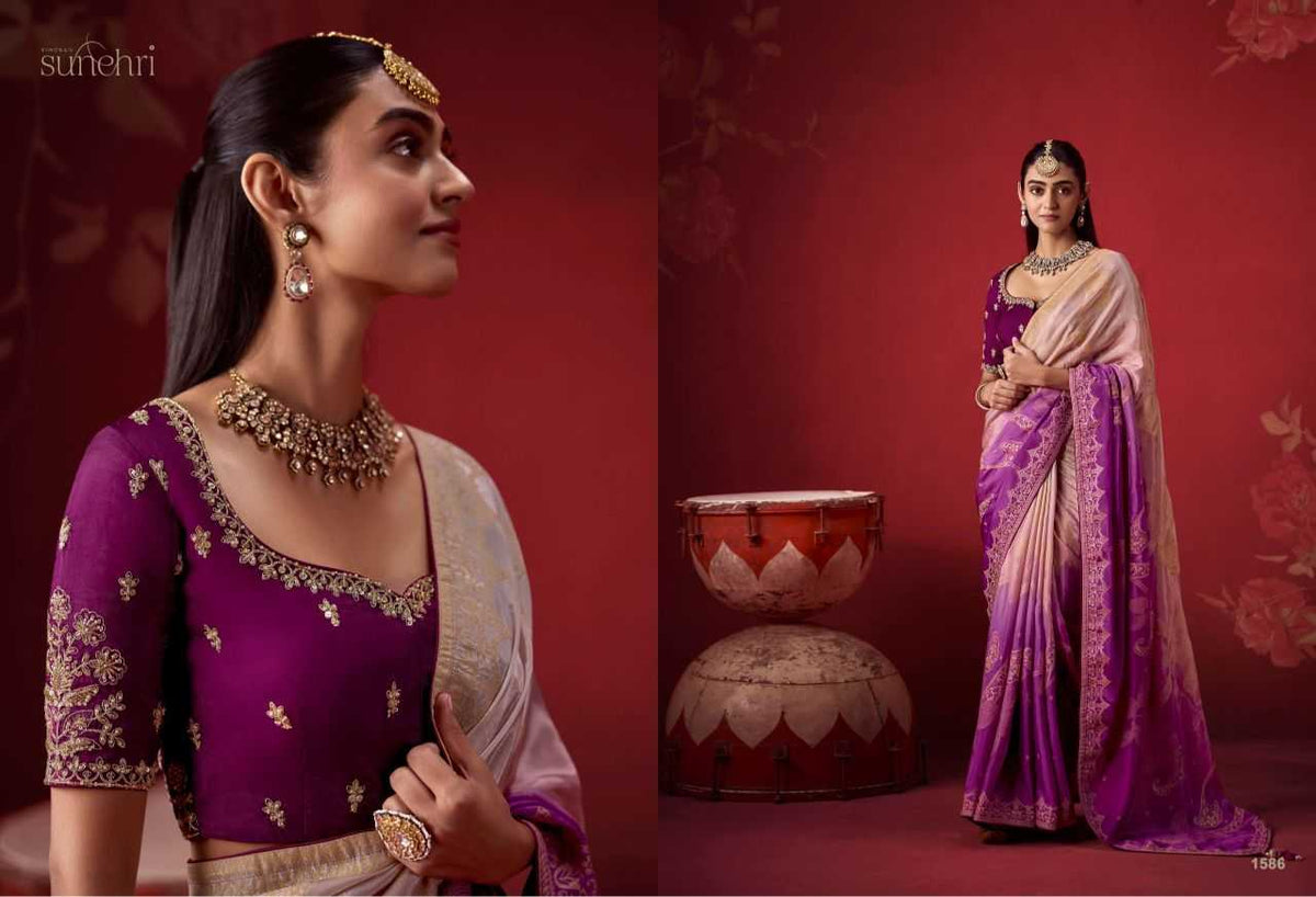 Crepe Silk Soft Saree in Yellow