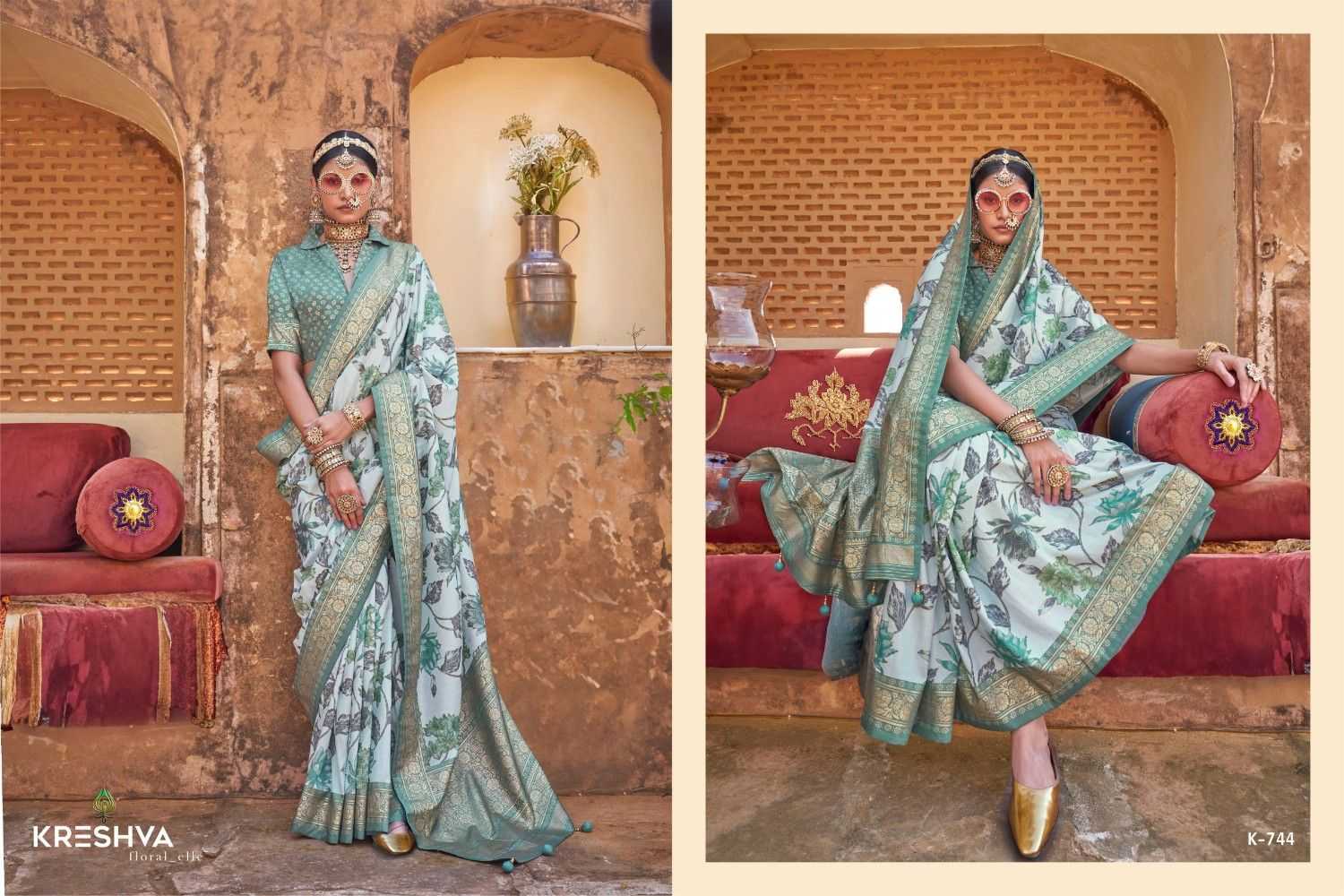 Pure Silk Party Wear Saree