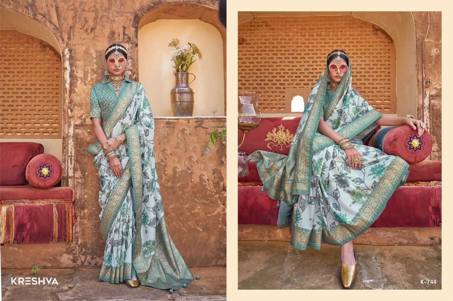 Pure Silk Party Wear Saree