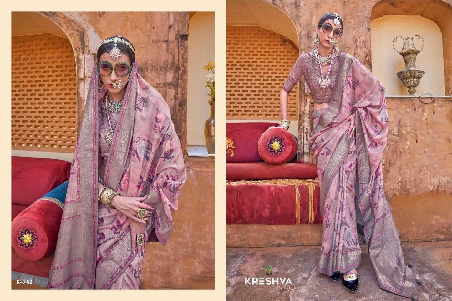 Pure Silk Party Wear Saree
