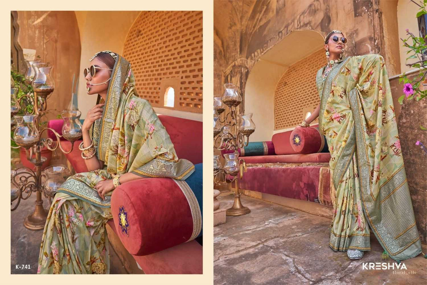 Pure Silk Party Wear Saree
