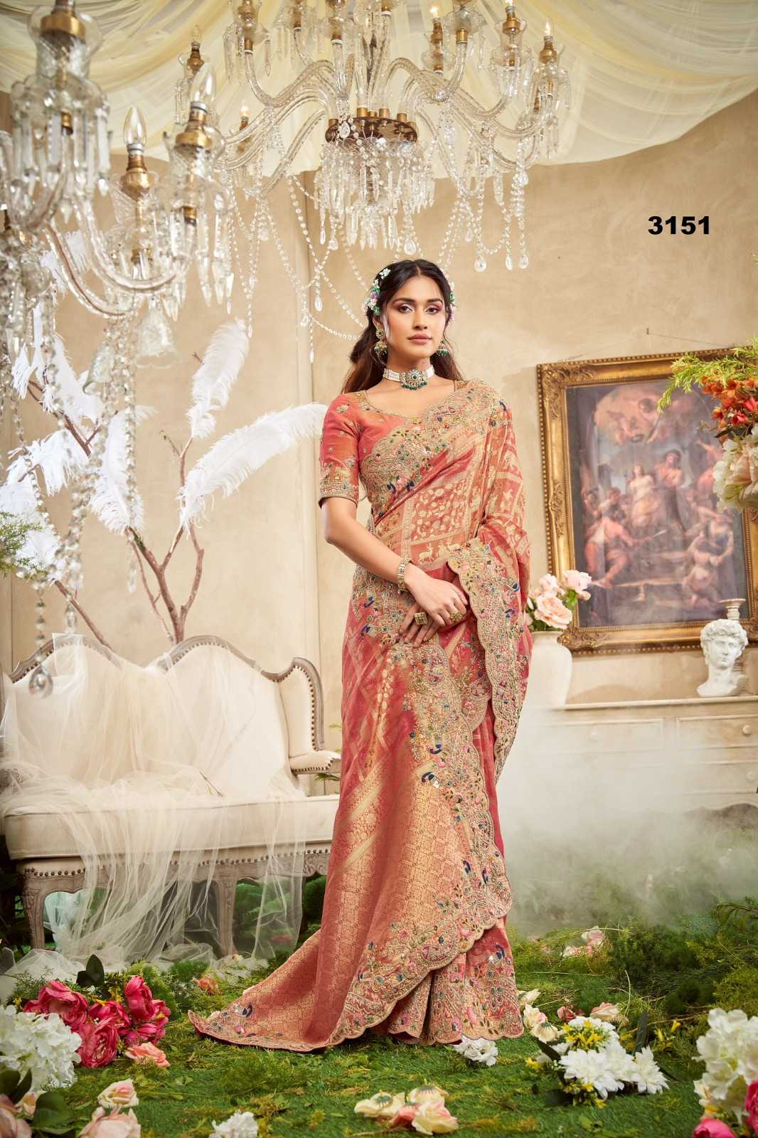 Viscose Party Wear Saree