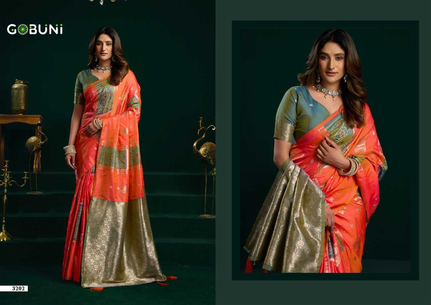 Soft Silk Hand Printed Saree