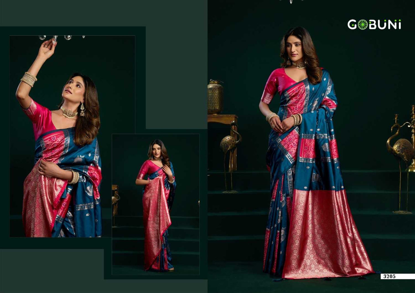 Soft Silk Hand Printed Saree