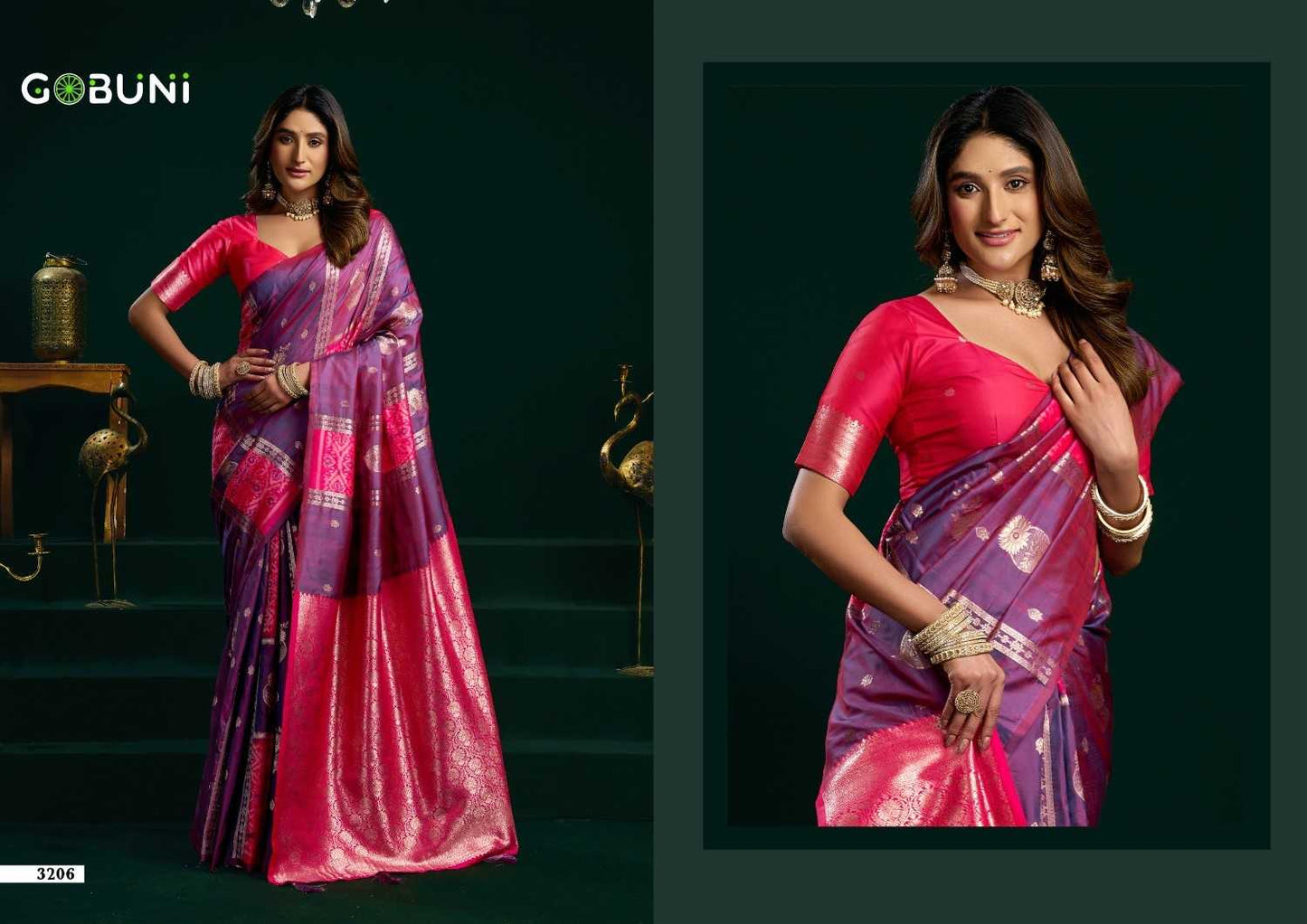 Soft Silk Hand Printed Saree