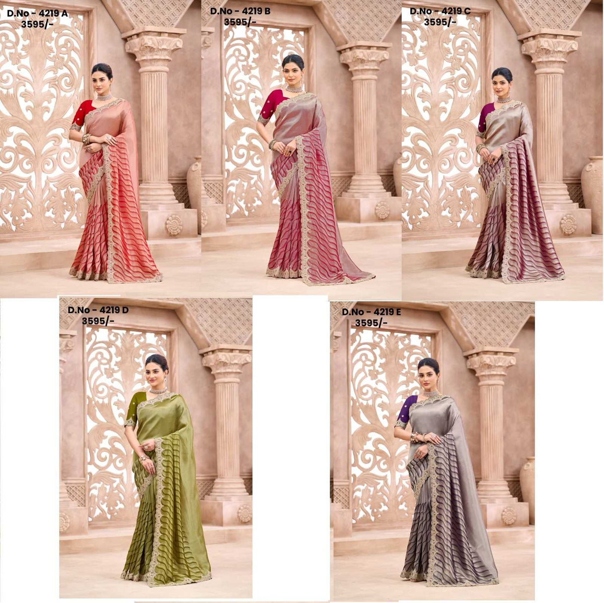 Pure Viscos Designer Saree in Pink