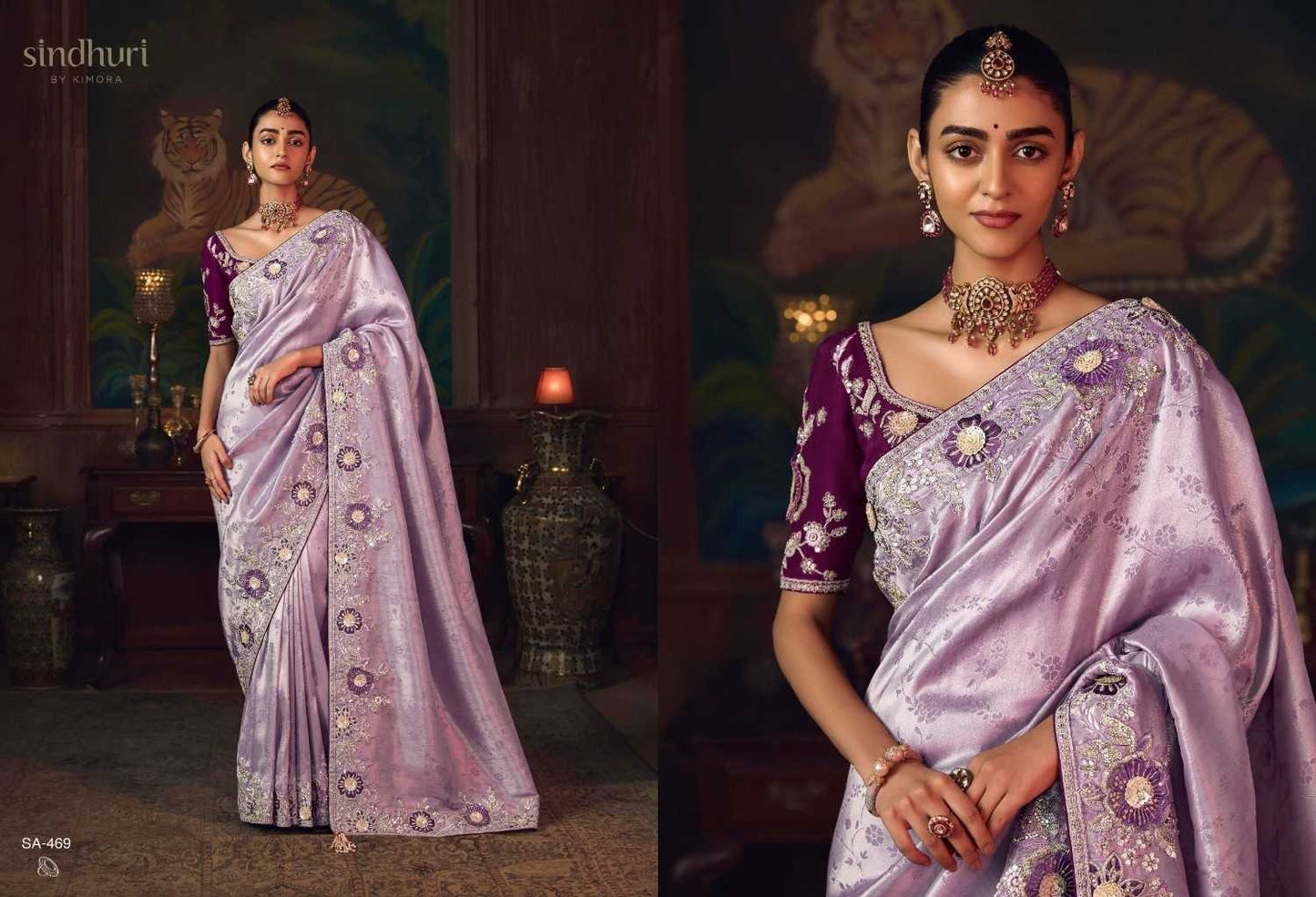 Silk Party Wear Saree