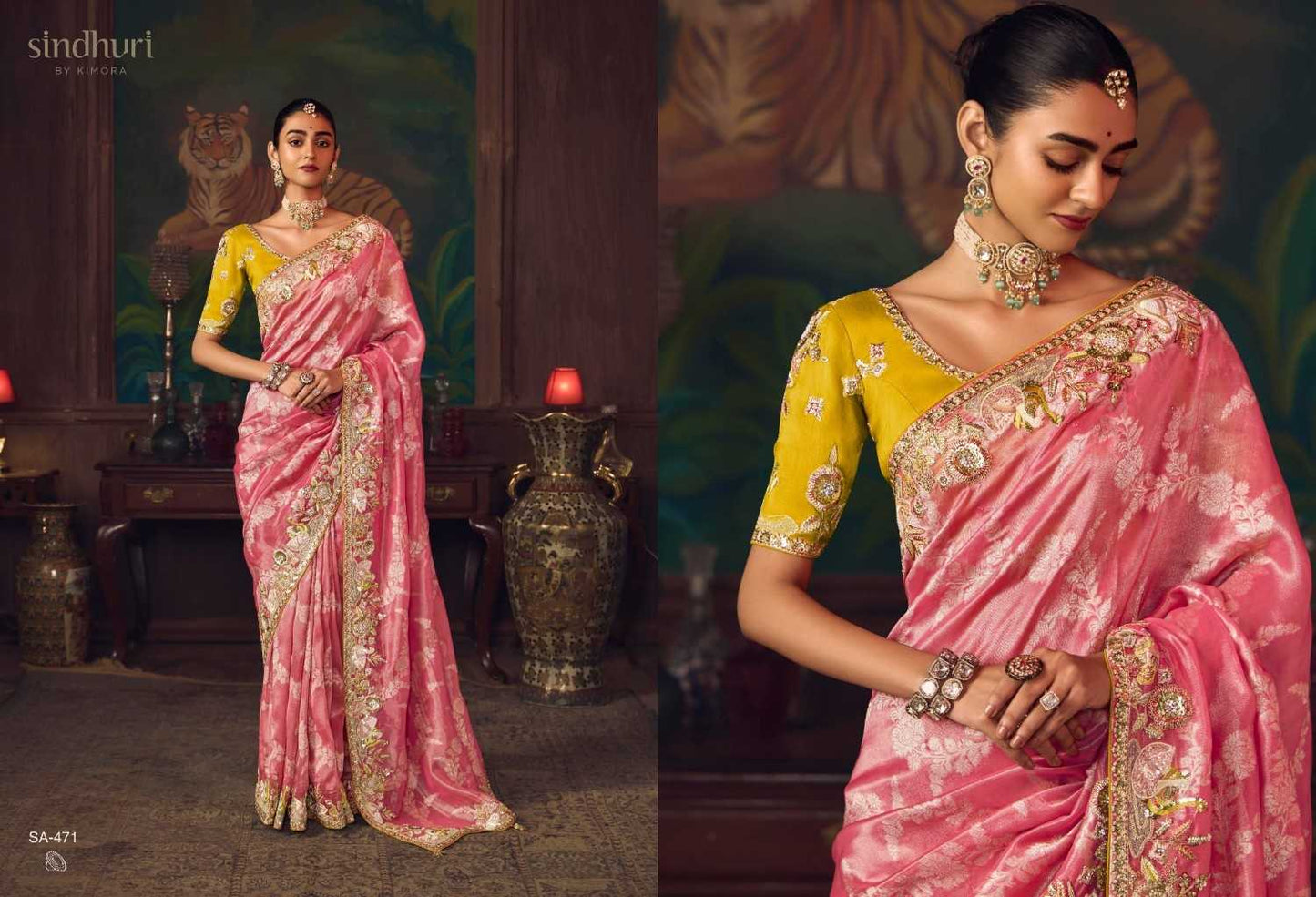 Silk Party Wear Saree