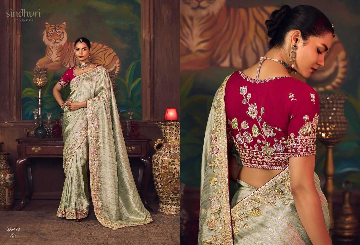 Silk Party Wear Saree
