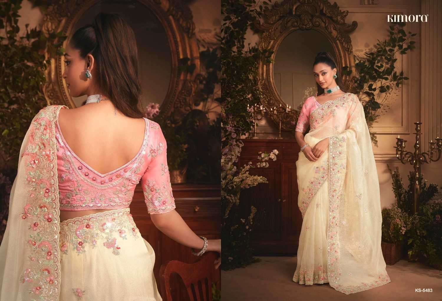 Tissue Party Wear Saree