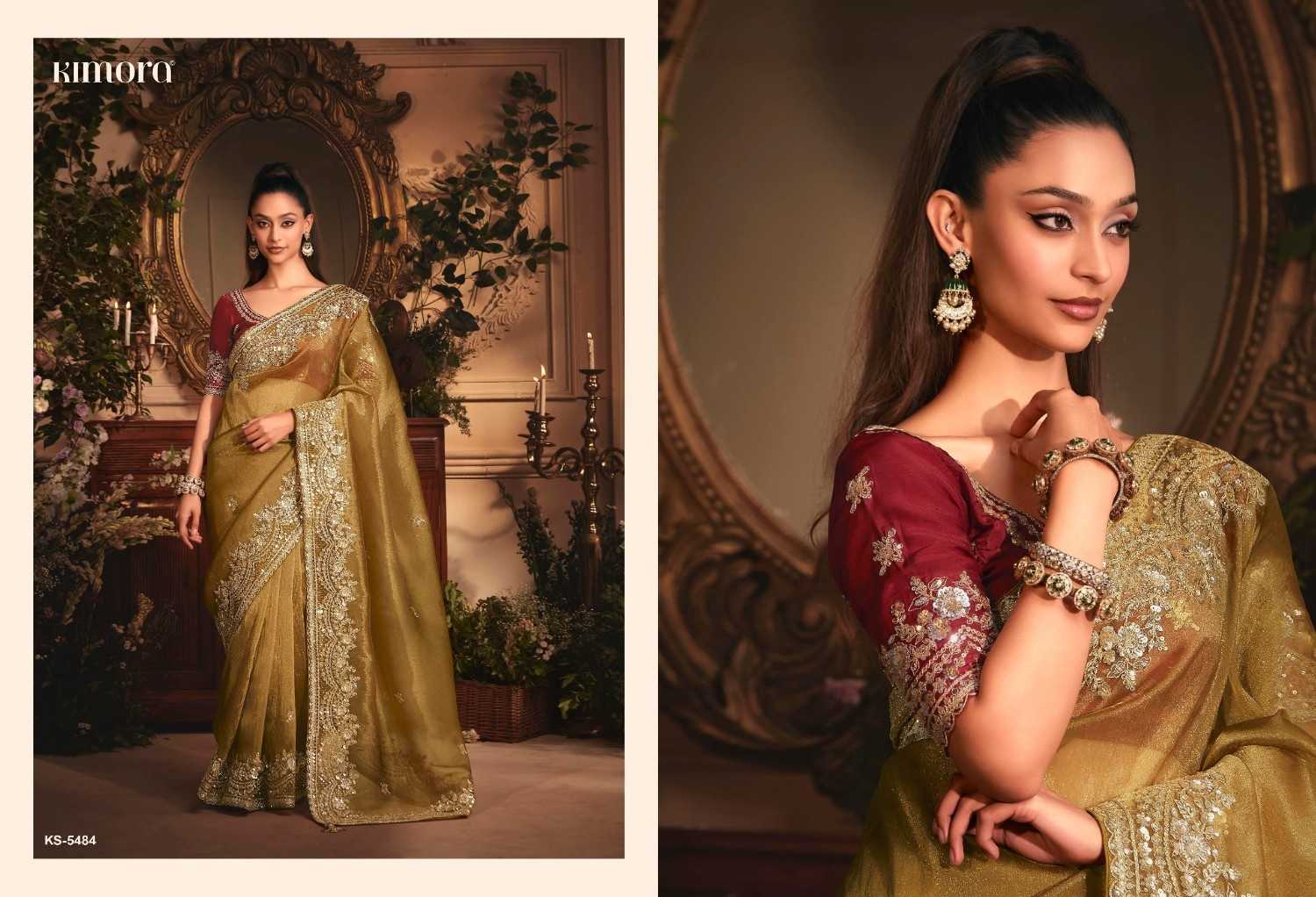 Tissue Party Wear Saree