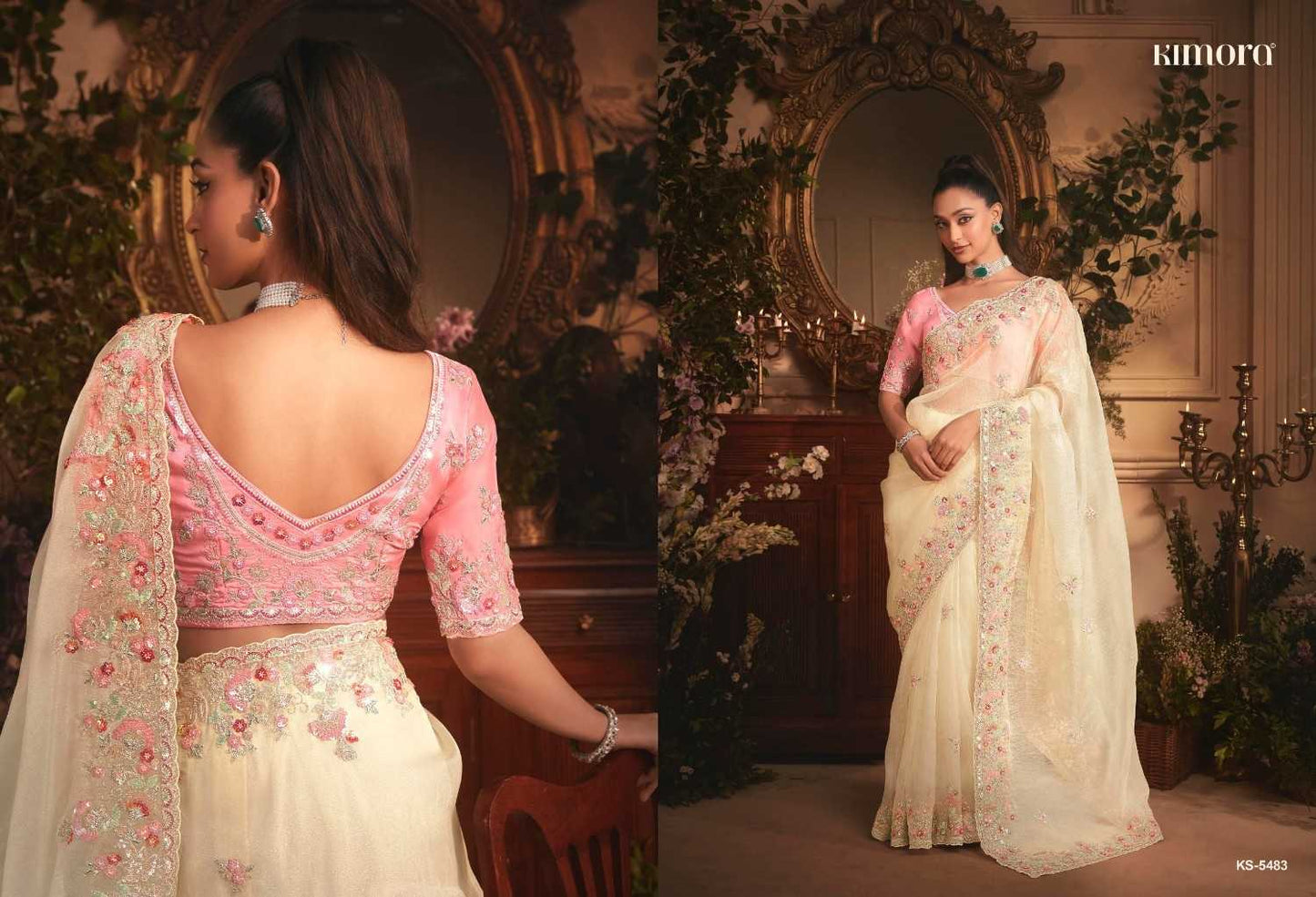 Tissue Party Wear Saree