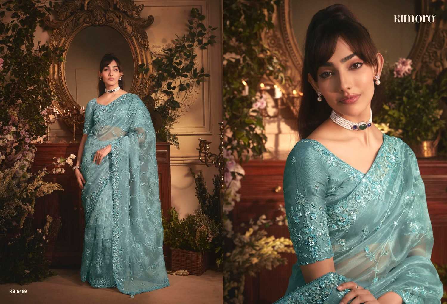 Tissue Party Wear Saree