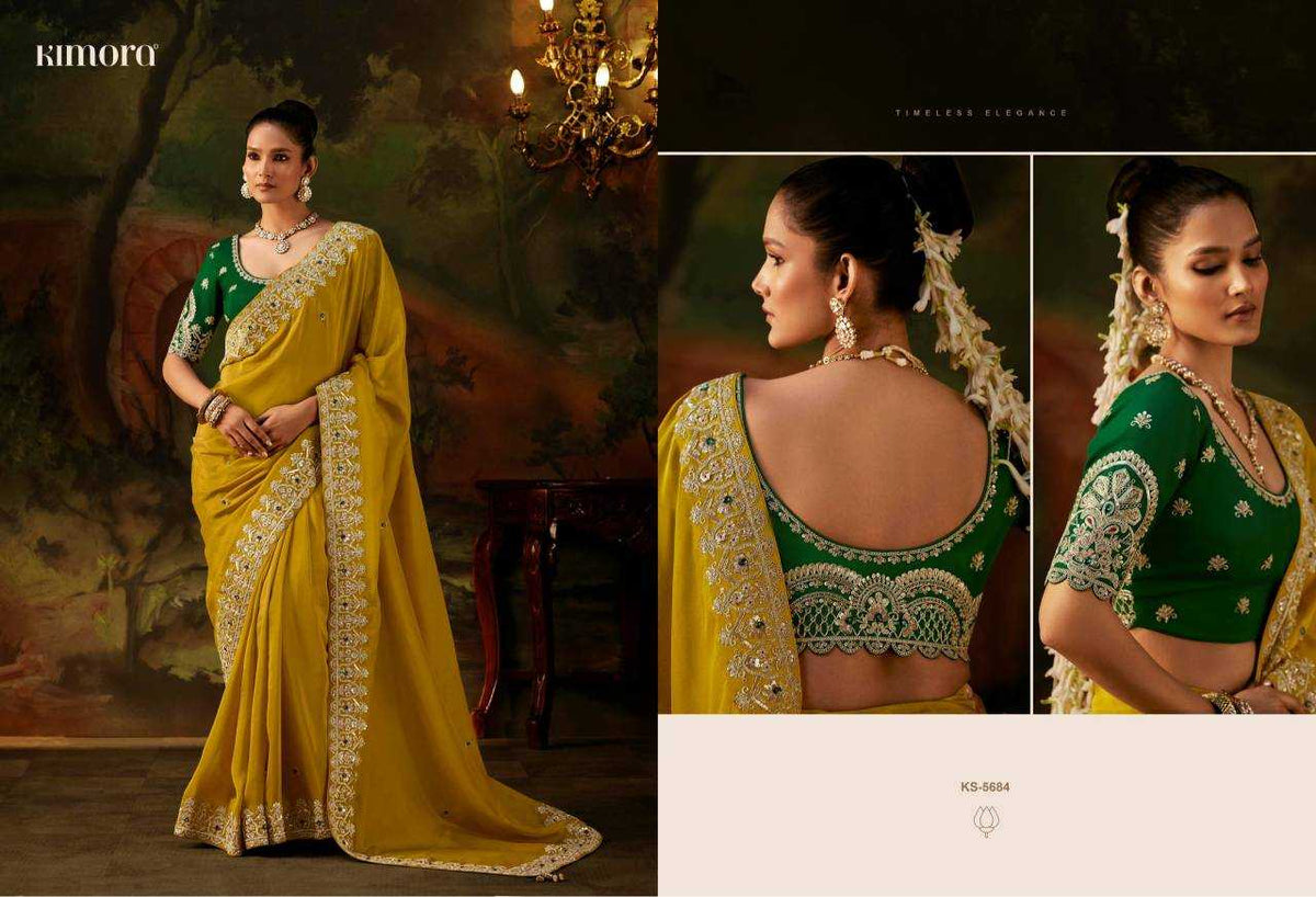 Pure Viscos Ready To Wear Saree