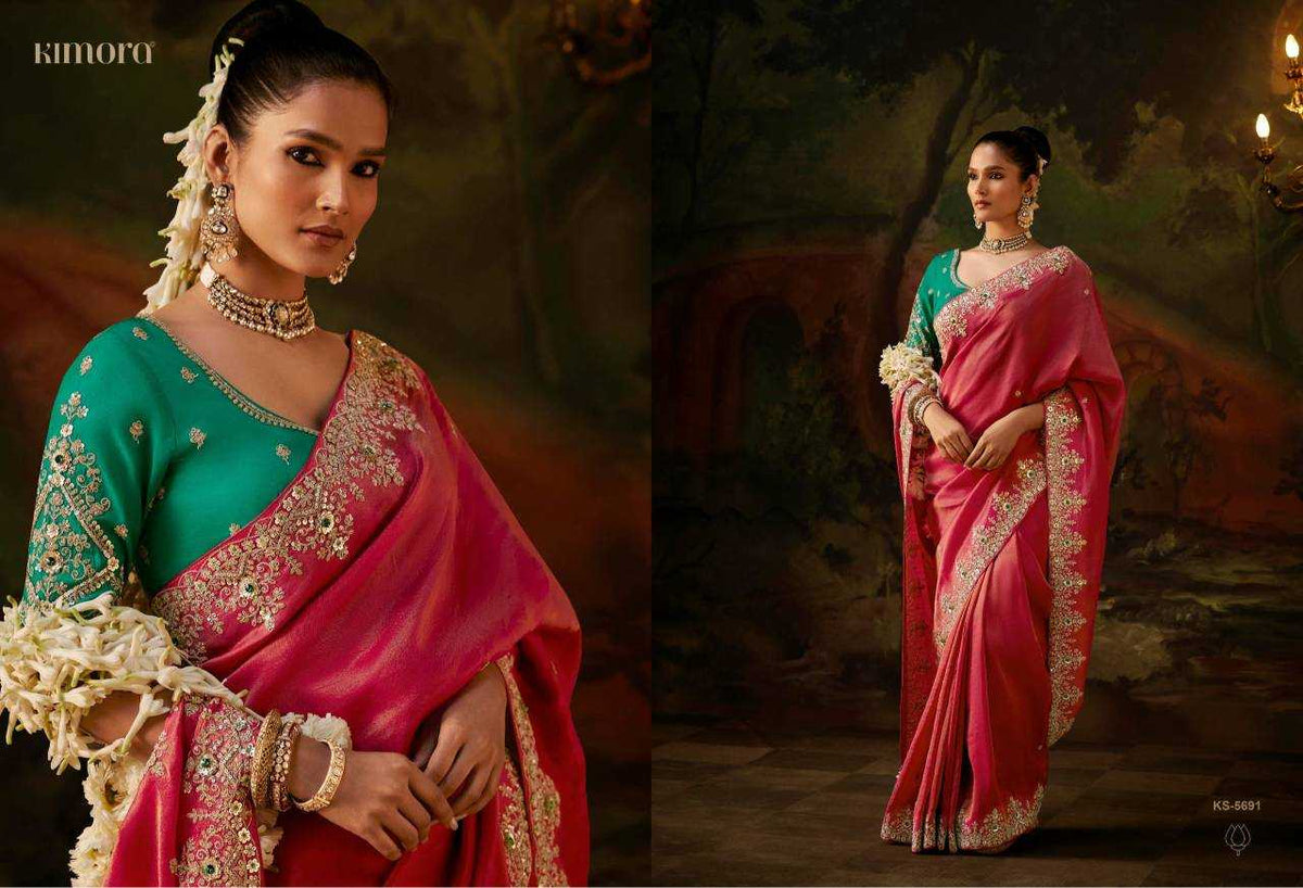 Pure Viscos Ready To Wear Saree