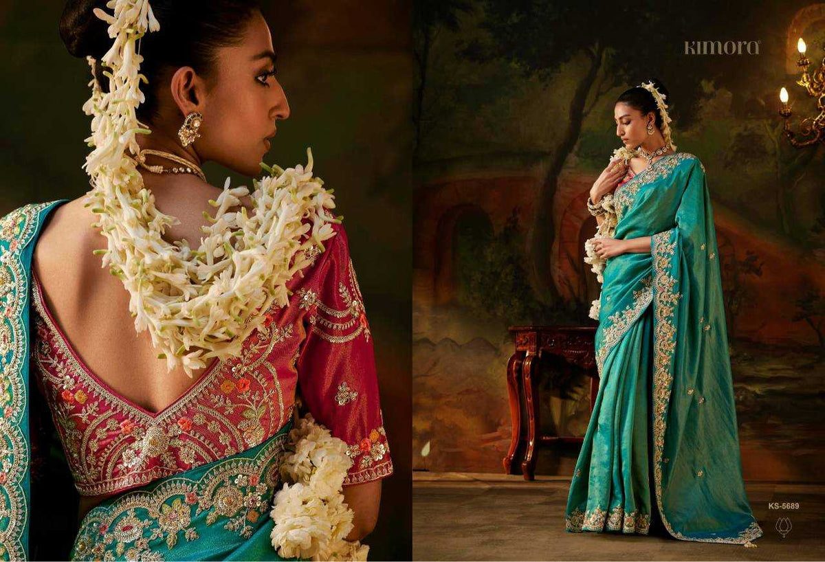 Pure Viscos Ready To Wear Saree
