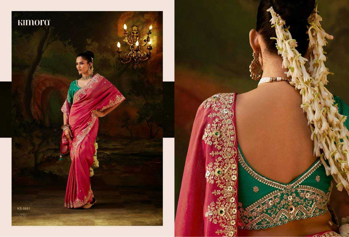 Pure Viscos Ready To Wear Saree