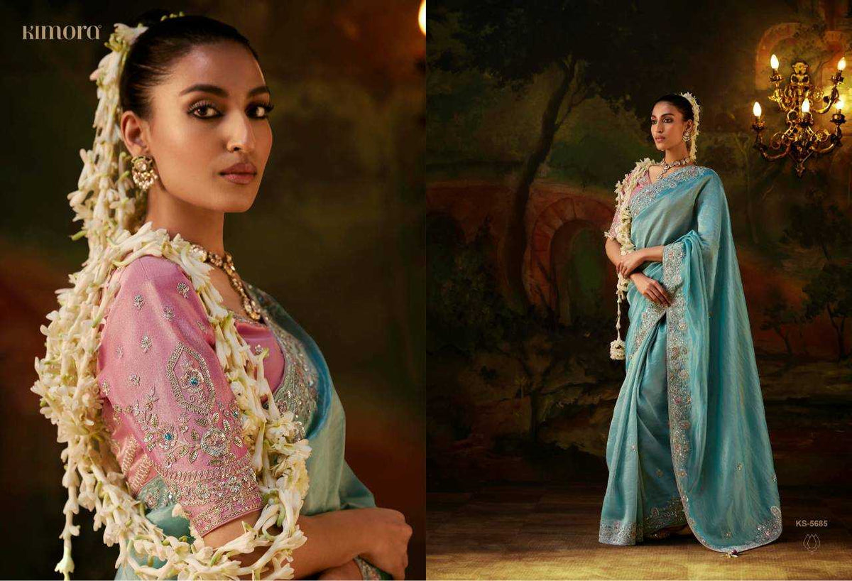 Pure Viscos Ready To Wear Saree