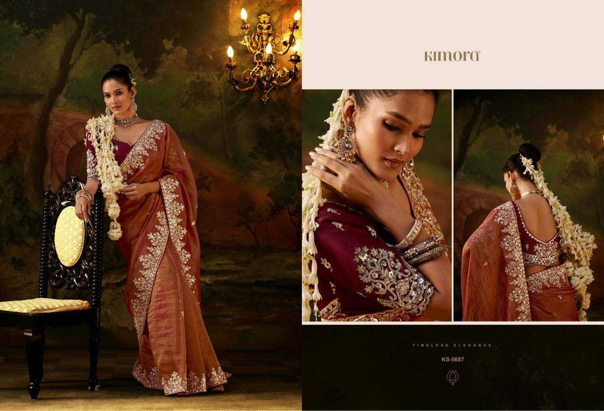 Pure Viscos Ready To Wear Saree