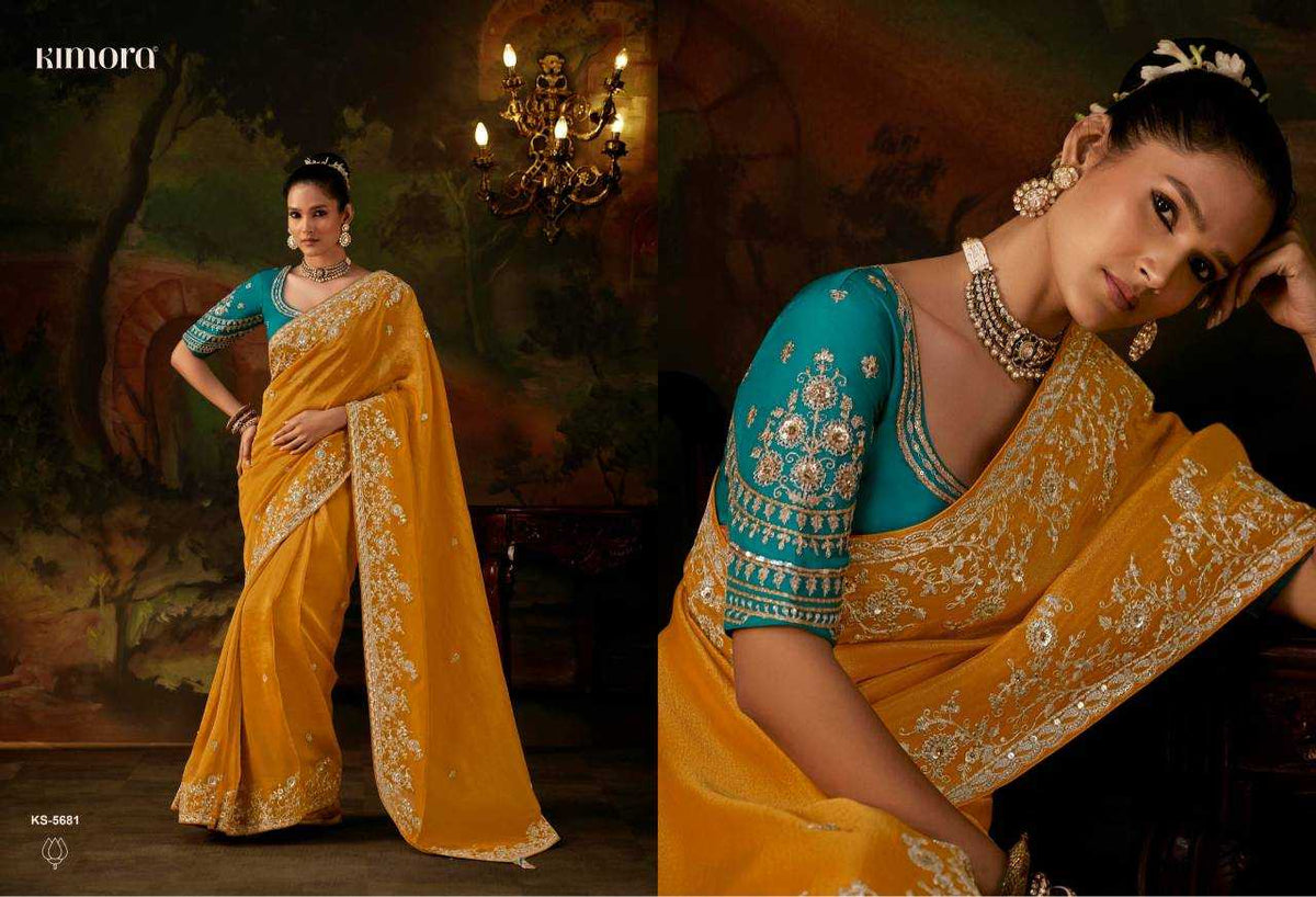 Pure Viscos Ready To Wear Saree