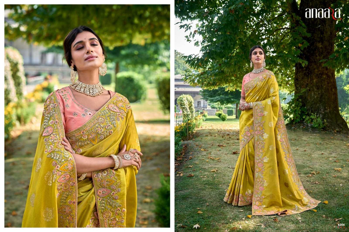 Tissue Silk Soft Saree in Onion