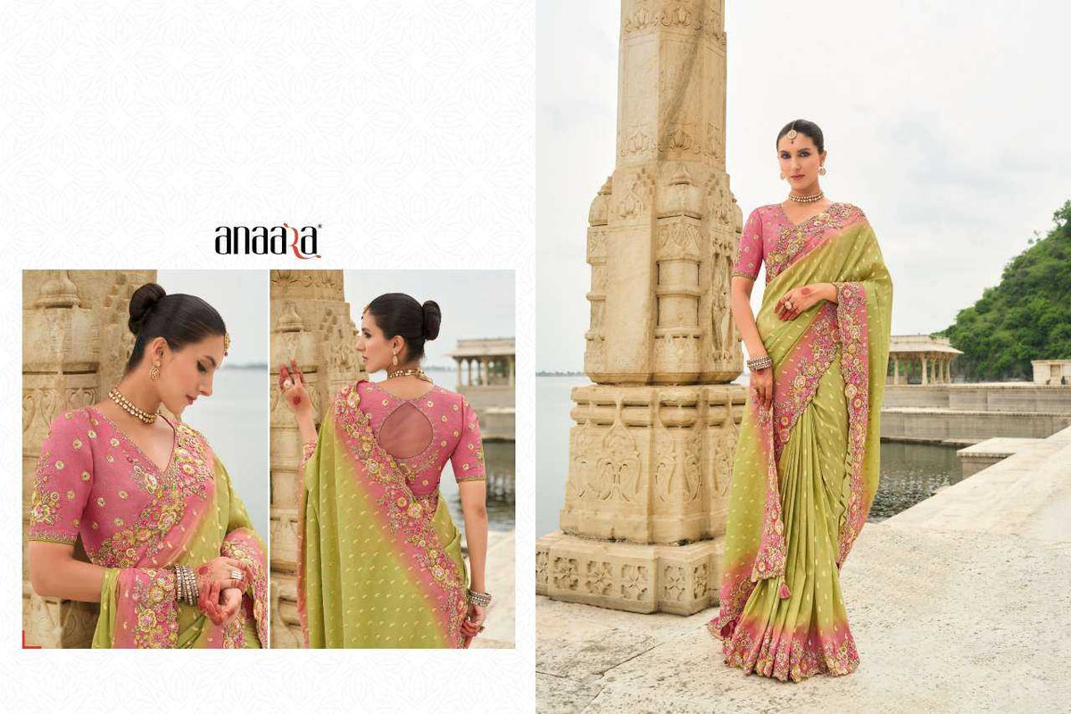 Tissue Silk Soft Saree in Onion