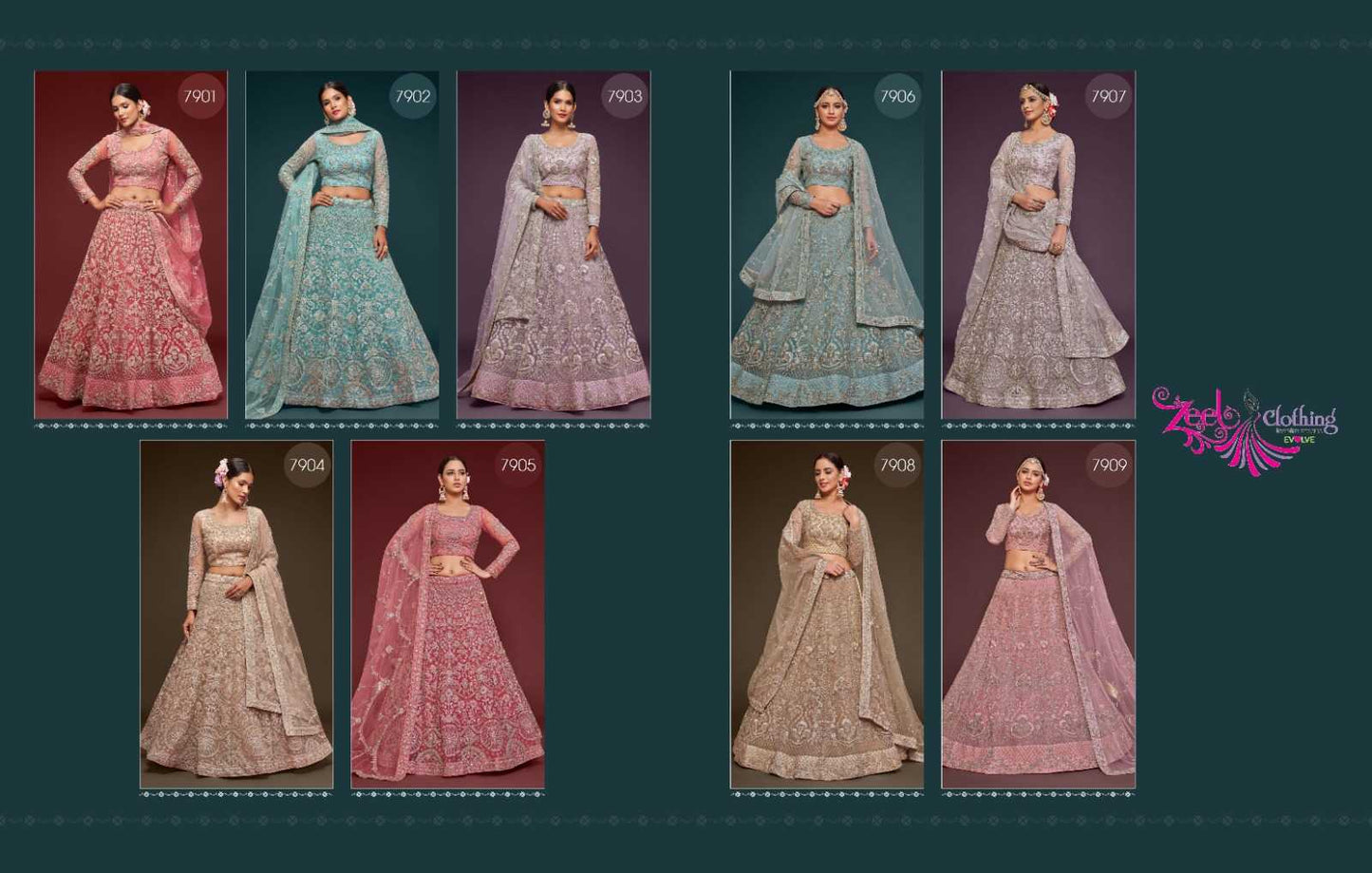 Soft Net Fancy Lehenga
