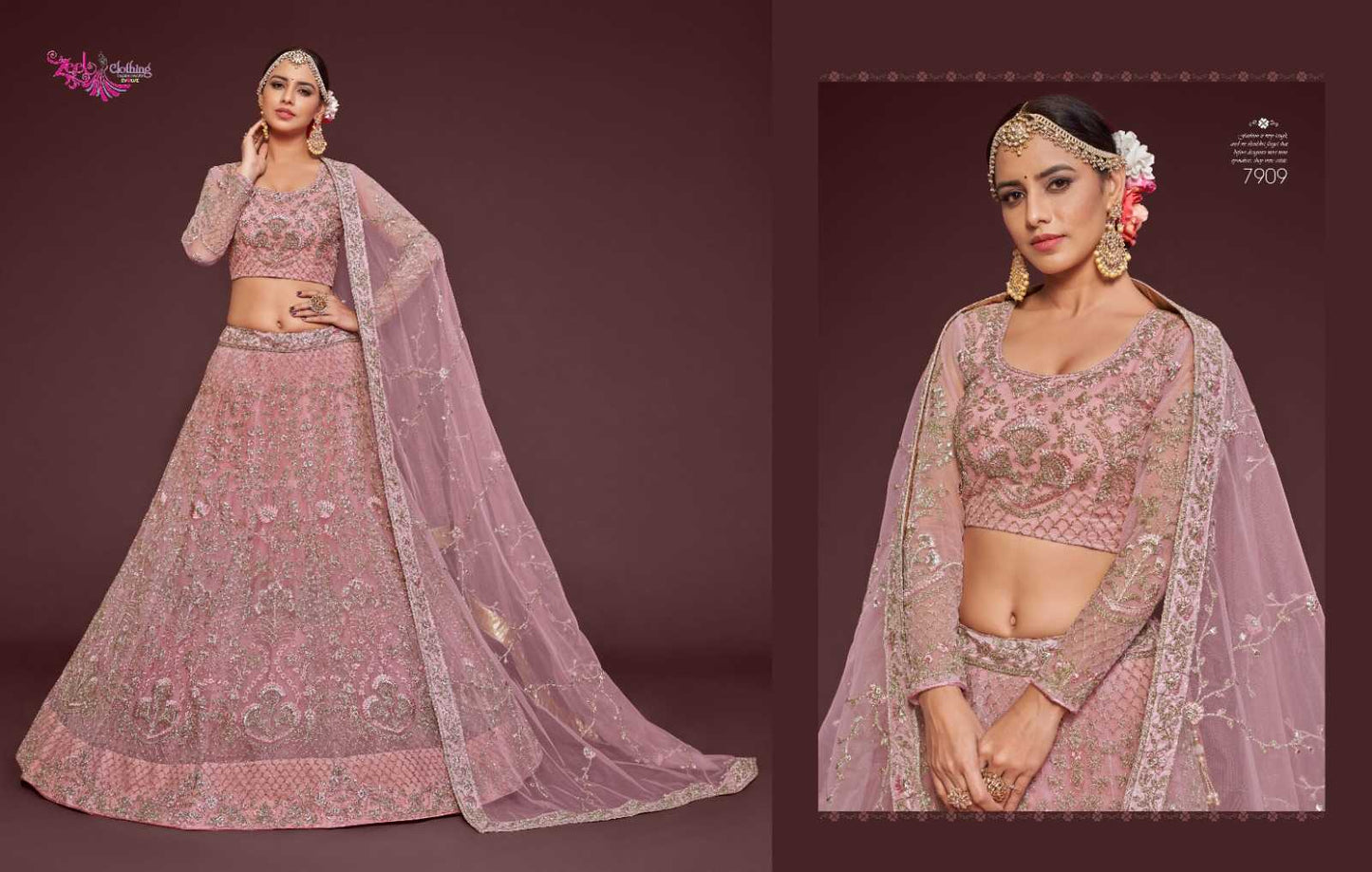 Soft Net Fancy Lehenga