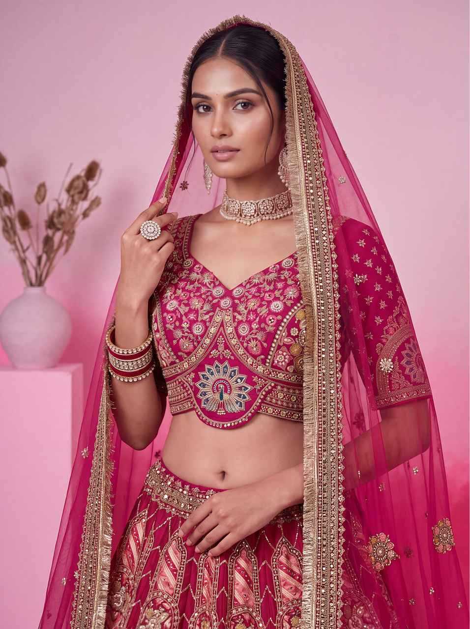 Banarasi Soft Silk Lehenga