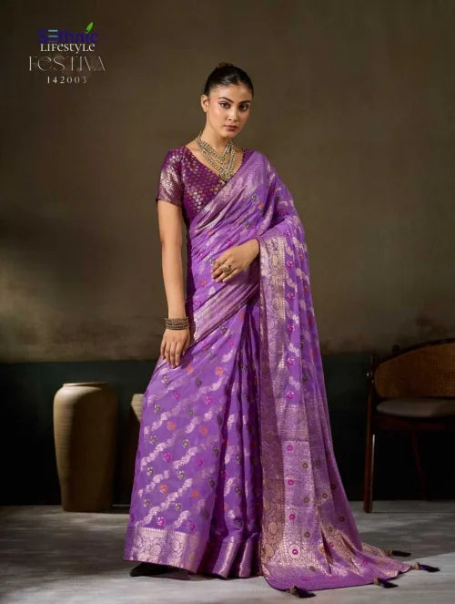Festiva Premium Georgette Designer Saree