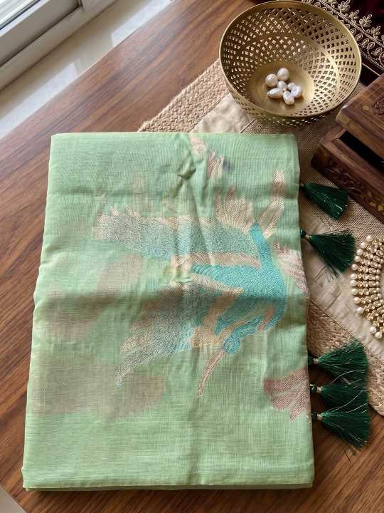 Flemingo Linen Designer Saree