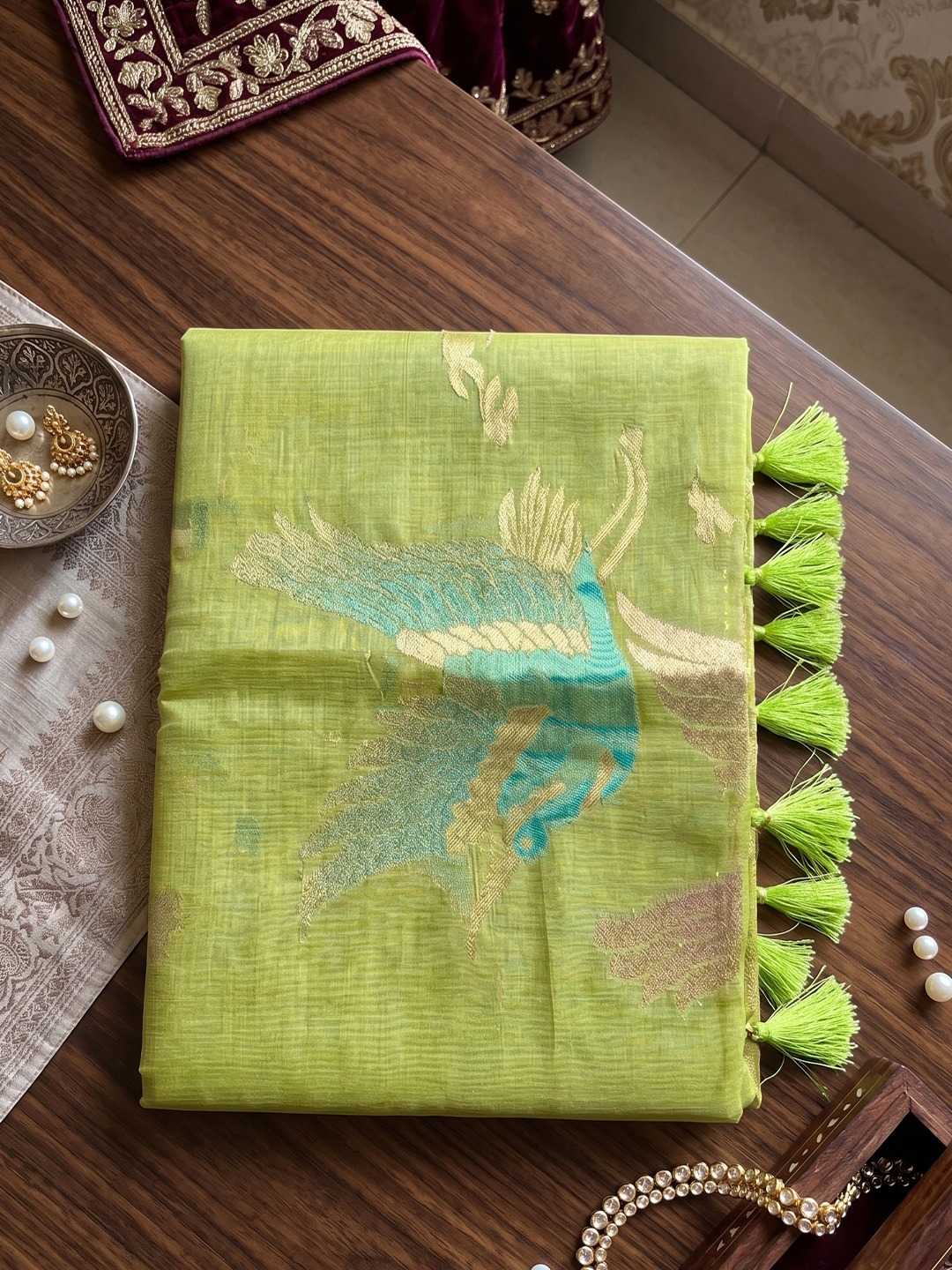 Flemingo Linen Designer Saree