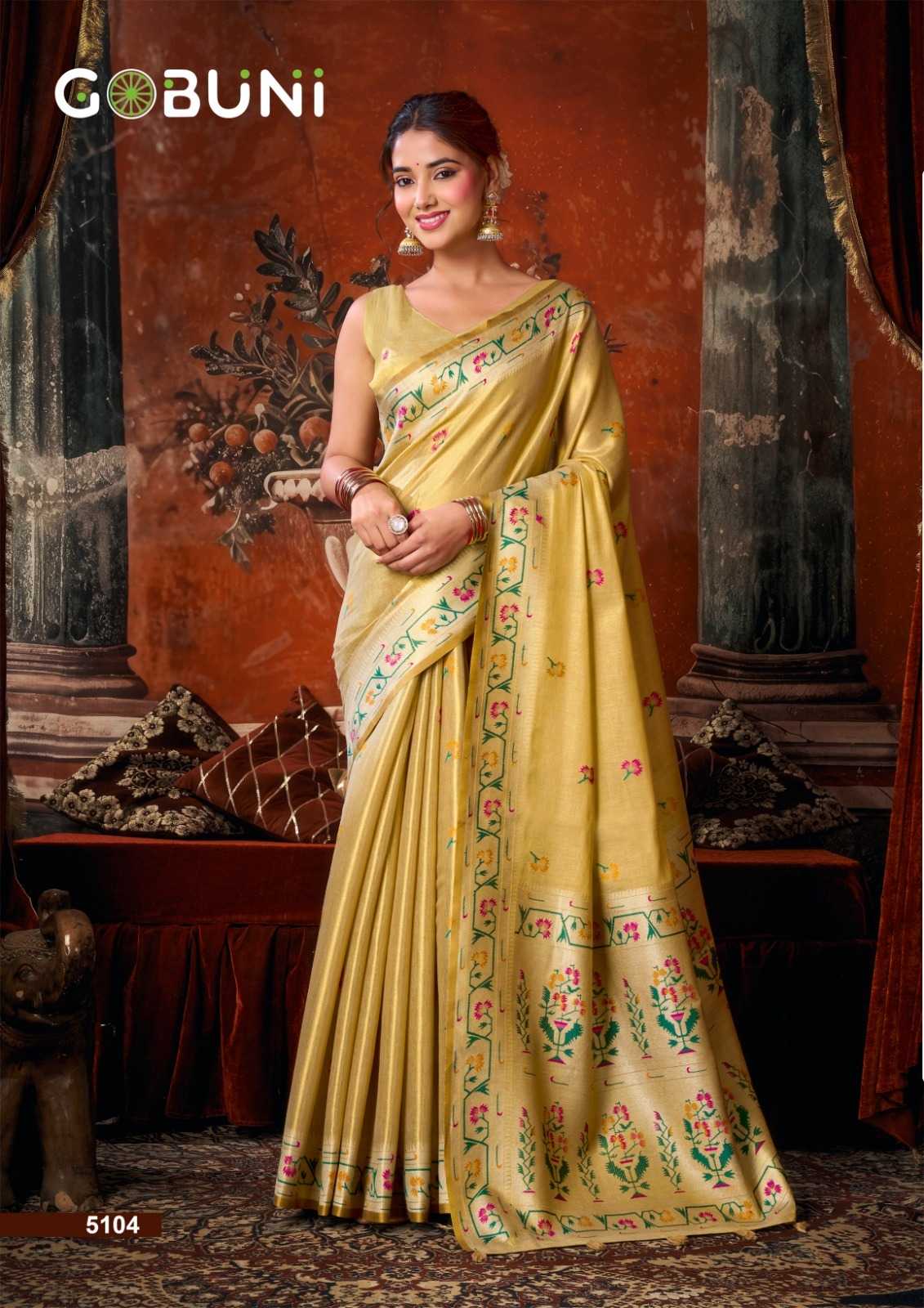 Tissue Silk Paithani Saree