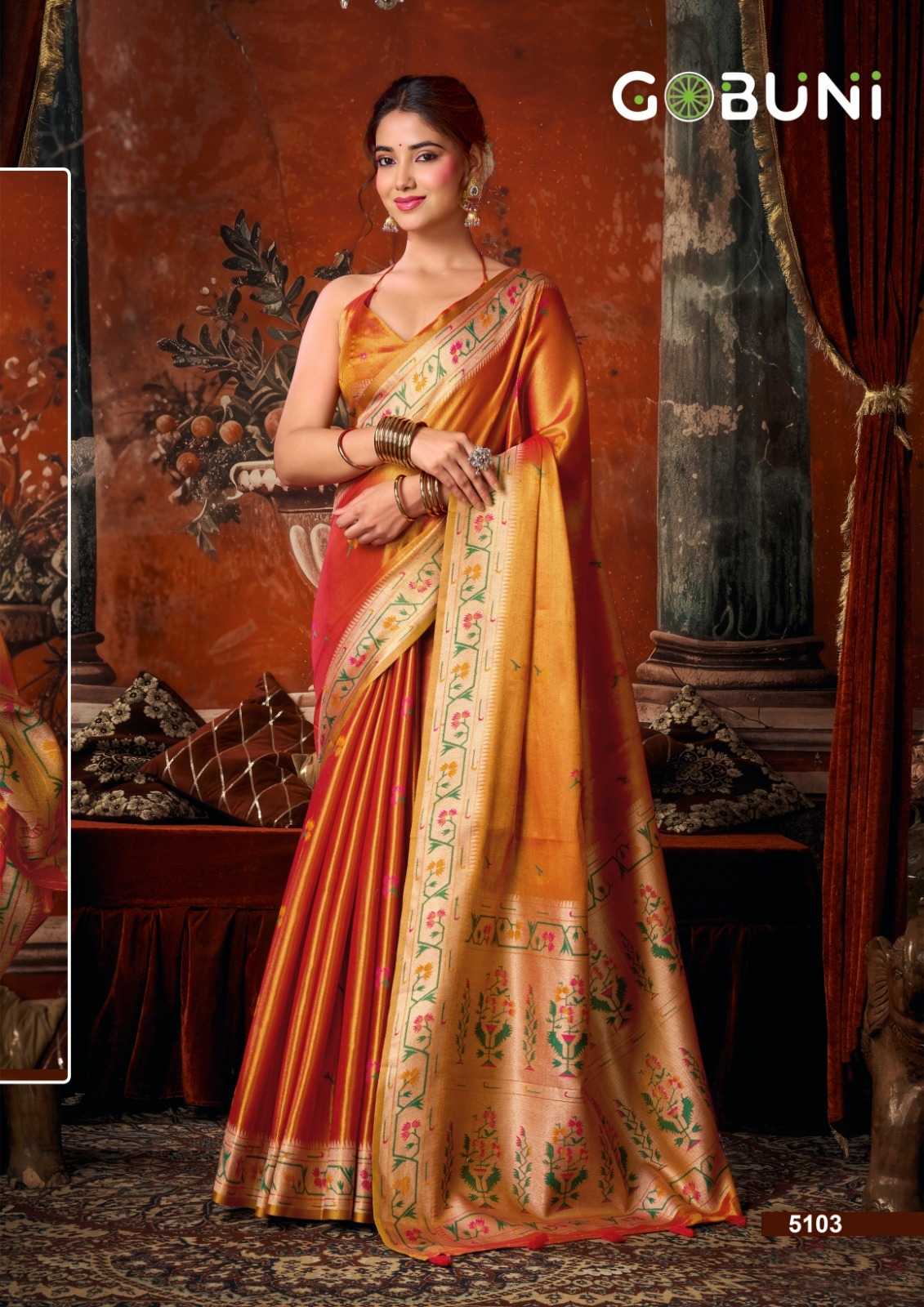 Tissue Silk Paithani Saree