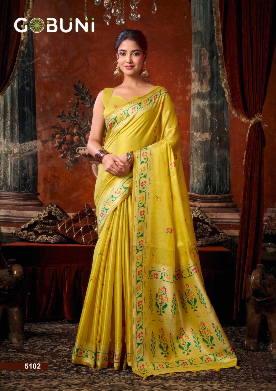 Tissue Silk Paithani Saree