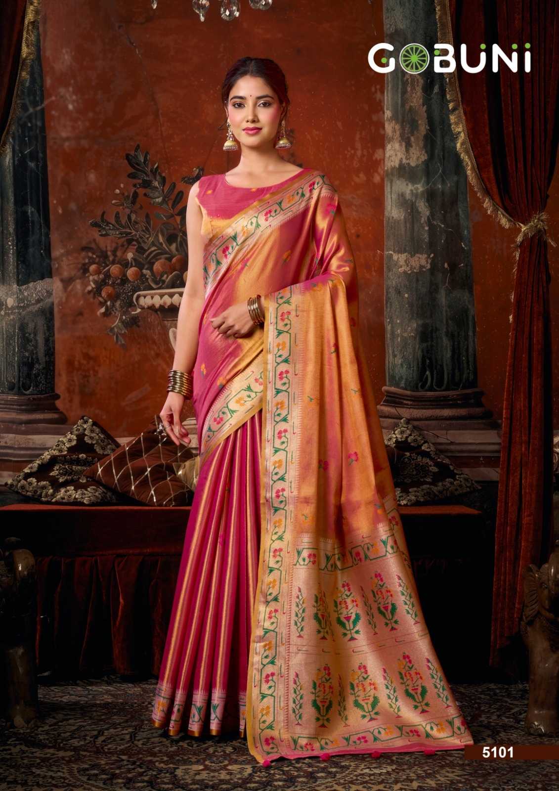 Tissue Silk Paithani Saree