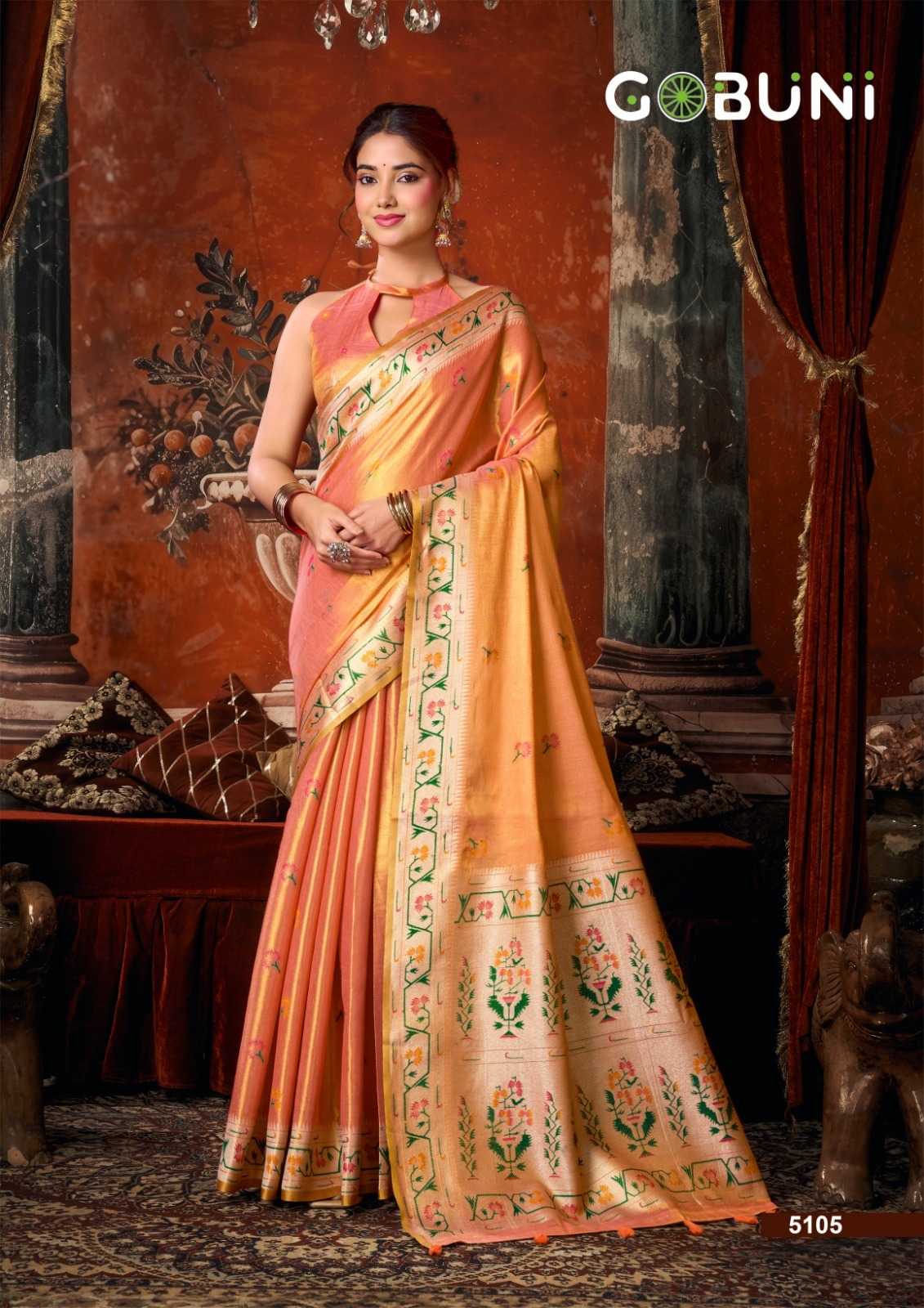 Tissue Silk Paithani Saree