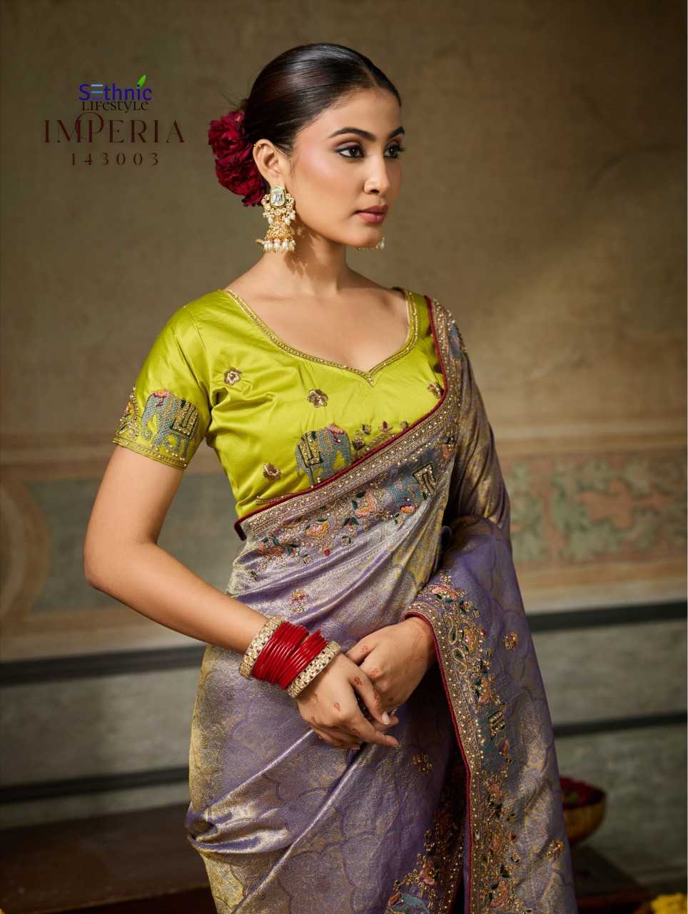 Imperia Reign Banarasi Soft Silk Saree