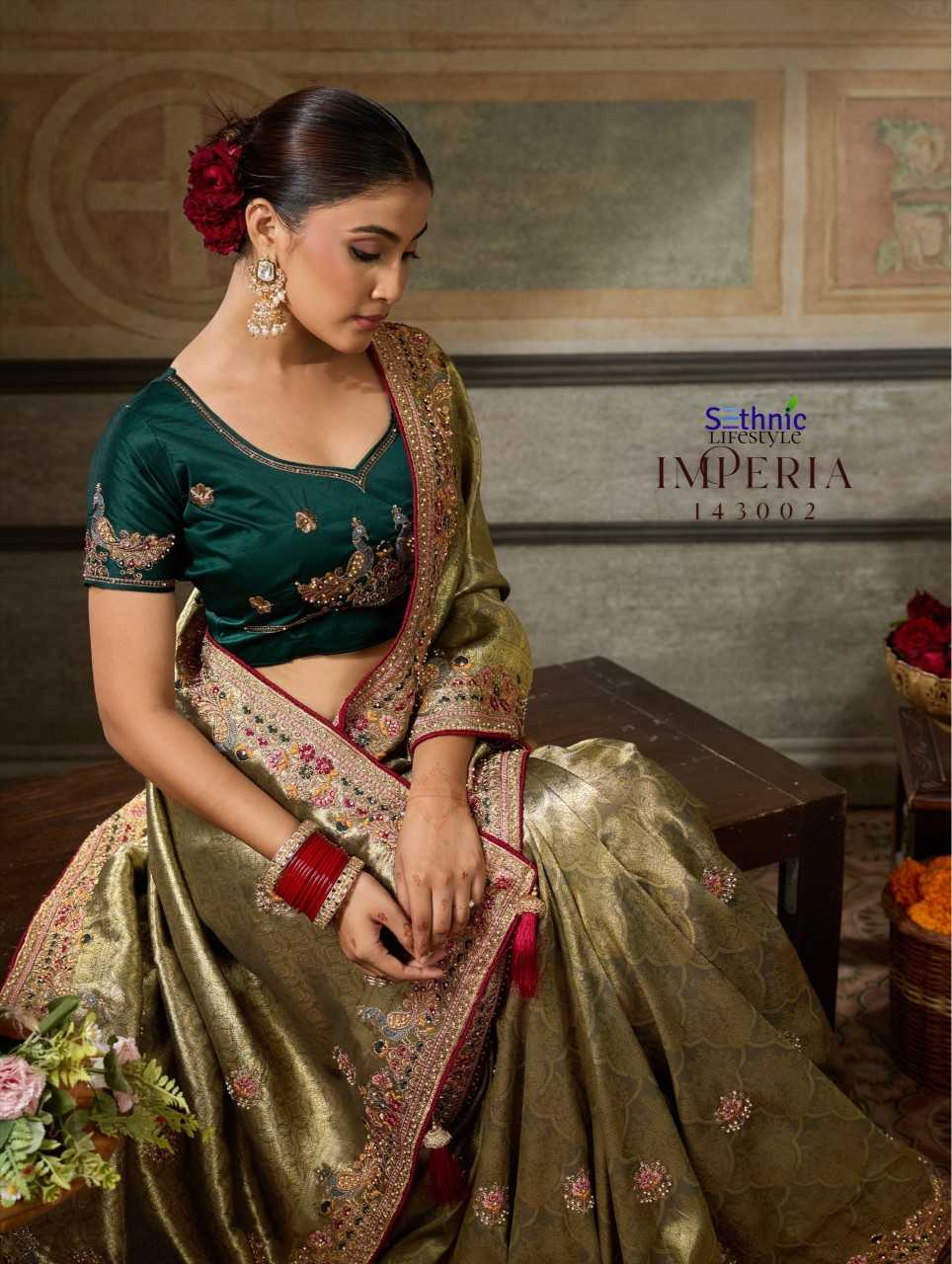 Imperia Reign Banarasi Soft Silk Saree