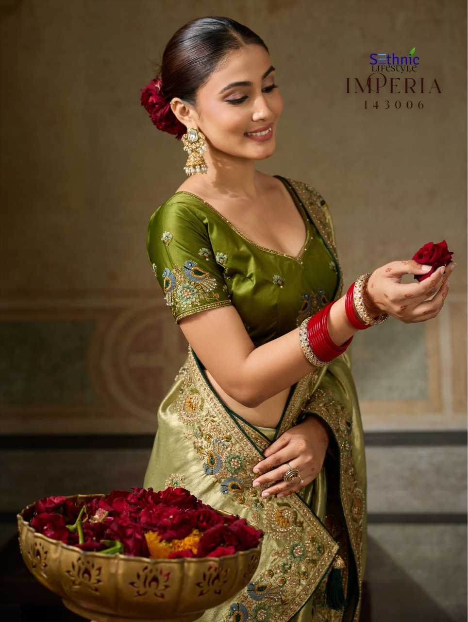 Imperia Reign Banarasi Soft Silk Saree