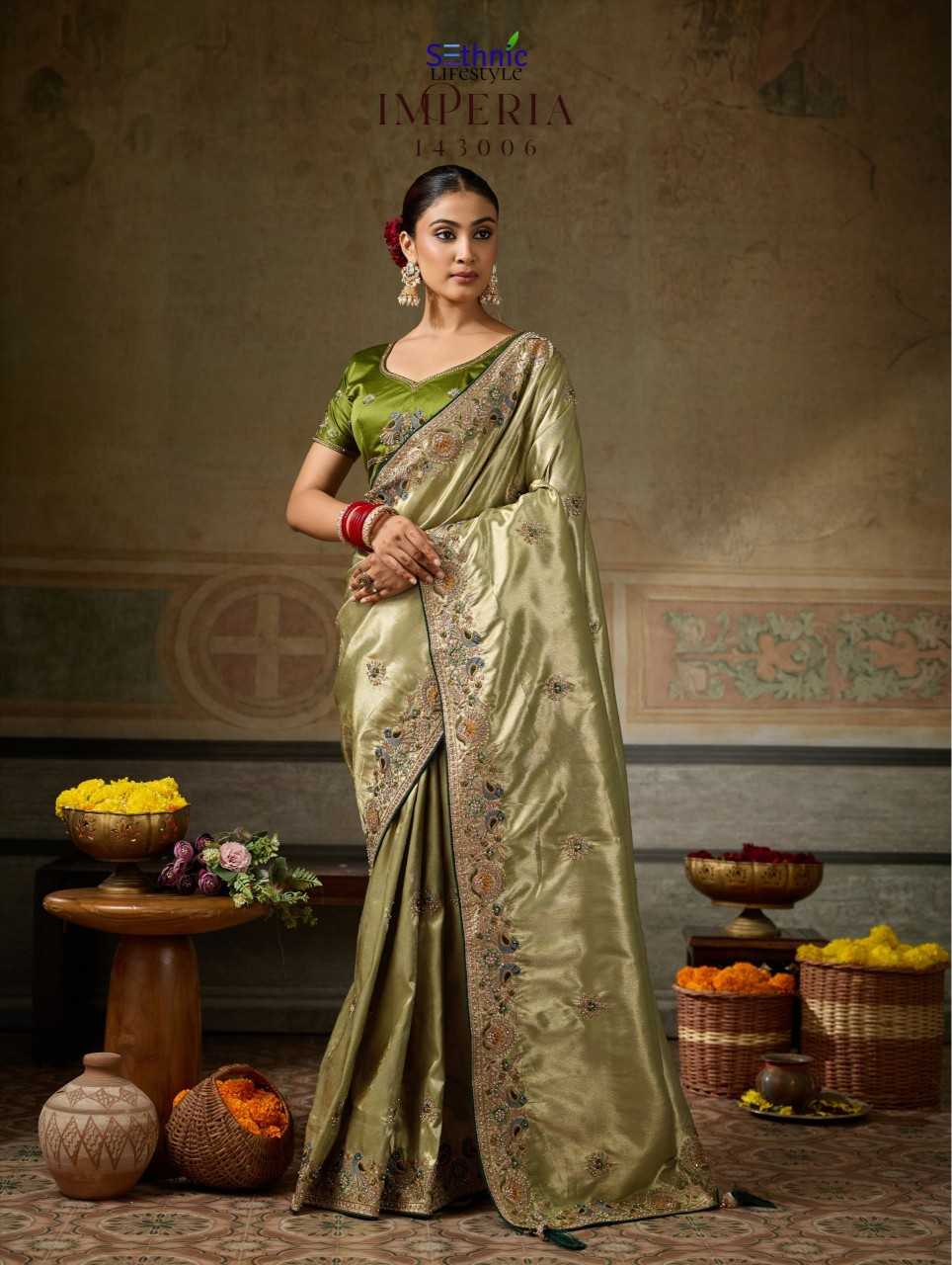 Imperia Reign Banarasi Soft Silk Saree