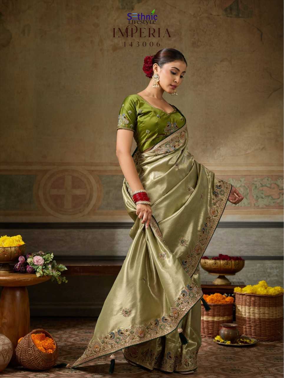 Imperia Reign Banarasi Soft Silk Saree