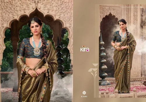Kavyasachi Tissue Designer Saree