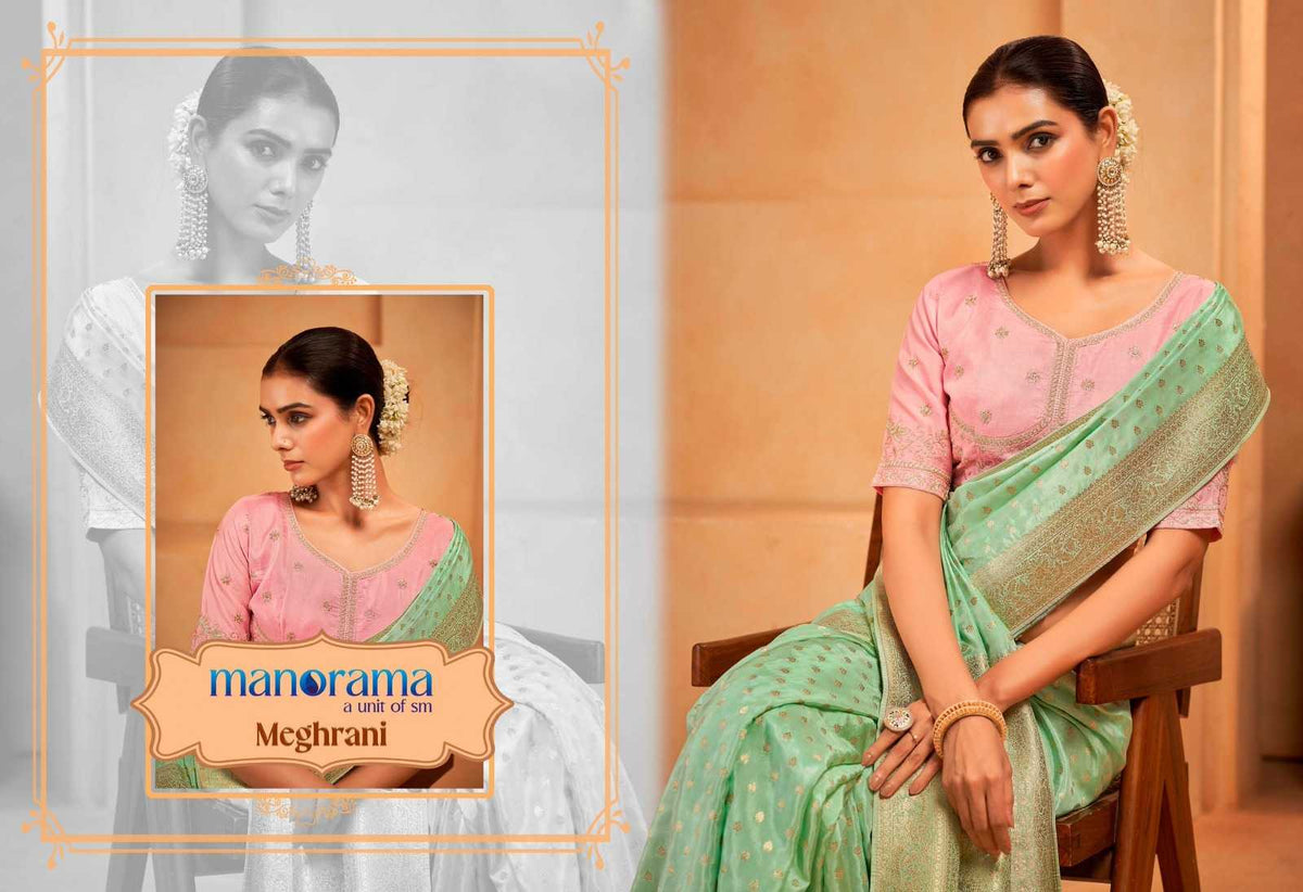 Meghrani Soft Silk Traditional Saree
