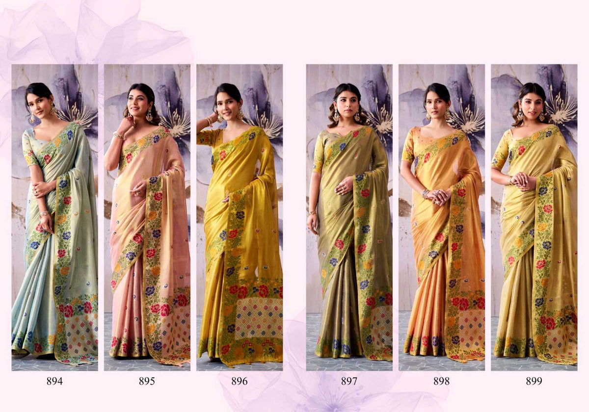 Tissue Silk Traditional Saree